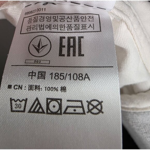 GAP Cotton Harrington Jacket XL Snow Cap White Zip Front Casual - Picture 6 of 10